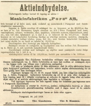 11918 Pors aksjeinnbydelse.png