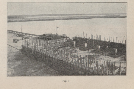 (1919) Bilde av en uferdig fabrikkbygning på Øra