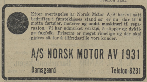 (1931) Norsk Motor av 1931